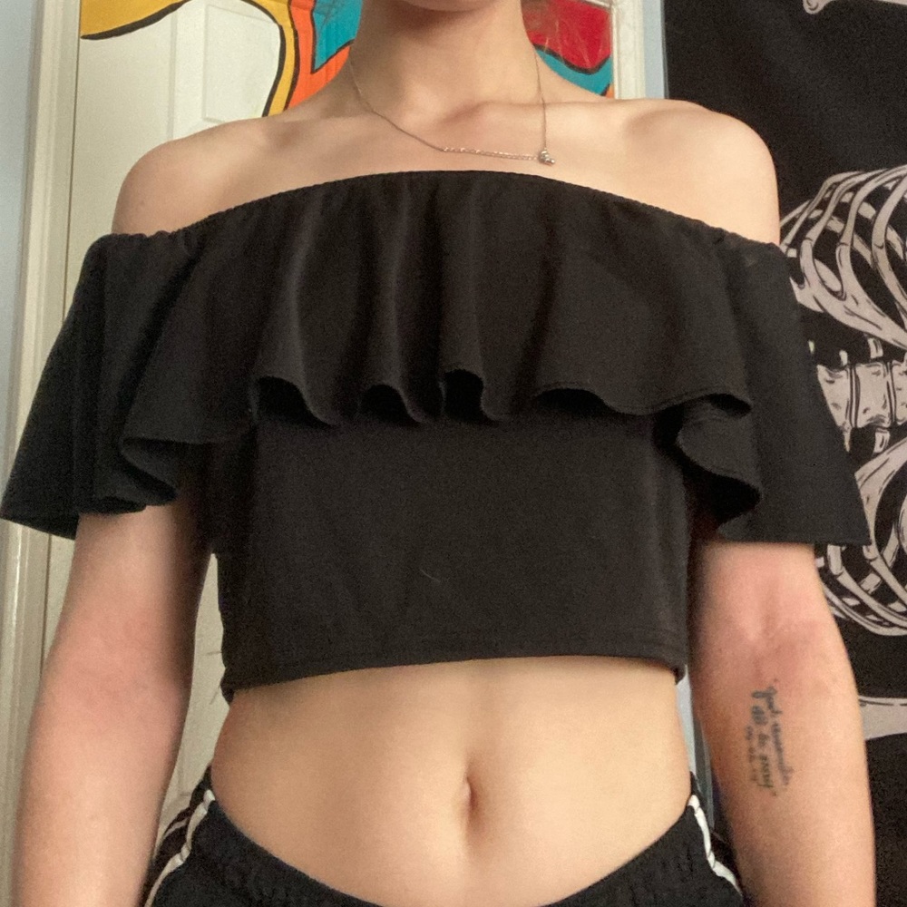 Strapless shirt